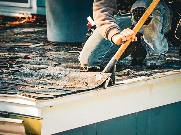 Southbound Roofing, a professional roofing company, is installing new asphalt shingles to a section of the roof that acquired damage from a fallen tree!